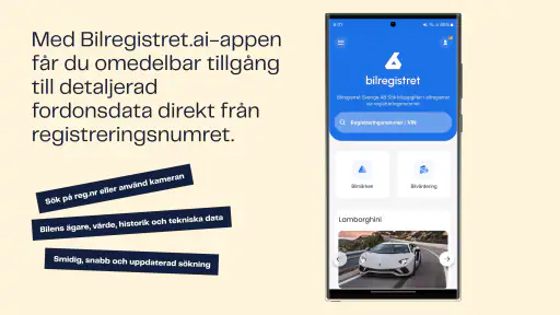 Bilregistret screenshot