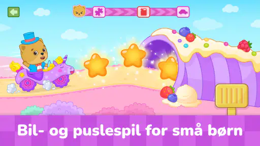 Bilspil til børn og småbørn 1+ screenshot