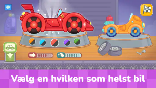 Bilspil til børn og småbørn 1+ screenshot