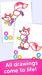 Bini Drawing games for kids screenshot