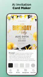Birthday Invitation Card Maker screenshot