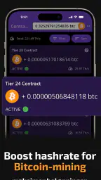 Bitcoin-mining (Kryptominer) screenshot