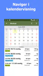 Blodtryksviser screenshot