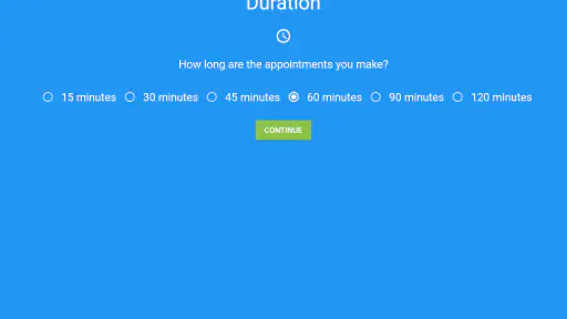 Booking System screenshot