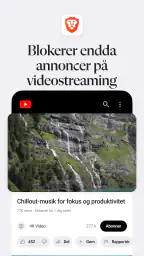 Brave privat webbrowser screenshot