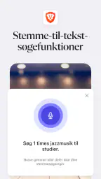 Brave privat webbrowser screenshot