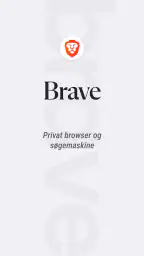 Brave privat webbrowser screenshot