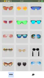briller foto editor billeder screenshot
