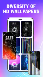Broken Screen: Magic Wallpaper screenshot