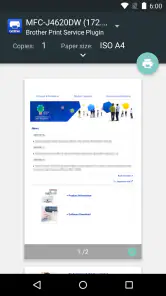Brother Print Service Plugin screenshot