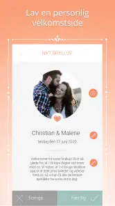 Bryllups foto app - Wedbox screenshot