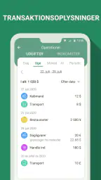 Budget - udgifts tracker screenshot