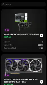 BuildCores: 3D Part Picker PC screenshot