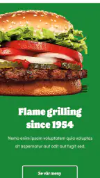 Burger King Danmark screenshot