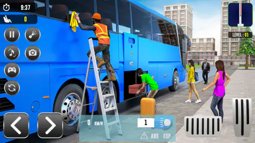busskjøring Simulatorspill 3D screenshot