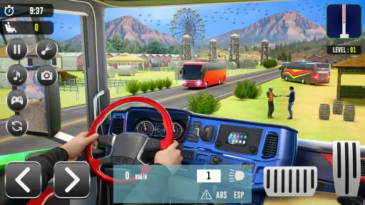 busskjøring Simulatorspill 3D screenshot