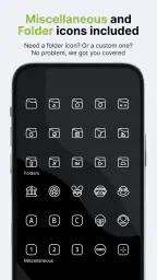 Caelus White: linear icon pack screenshot