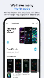 Caelus White: linear icon pack screenshot