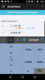 CalcTape Calculator with Tape screenshot