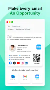 CamCard-AI Scanner, Transcribe screenshot