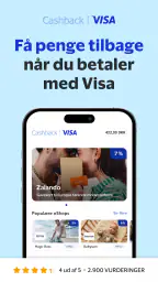 Cashbackmedvisa.dk screenshot