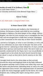 Catholic Calendar: Universalis screenshot