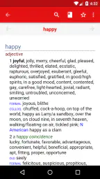 Chambers Thesaurus screenshot