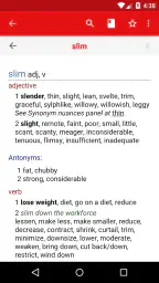 Chambers Thesaurus screenshot