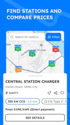Chargeprice: EV map & prices screenshot
