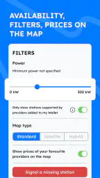 Chargeprice: EV map & prices screenshot