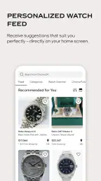 Chrono24: Markedsplads for ure screenshot