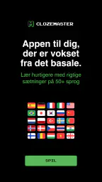 Clozemaster: Lær sprog nemt screenshot
