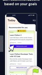 Codecademy Go screenshot
