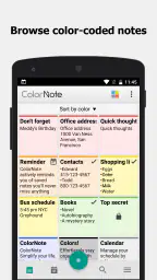 ColorNote Notesblok Noter screenshot