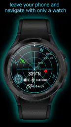 Compass GPS Navigation Wear OS screenshot