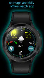 Compass GPS Navigation Wear OS screenshot