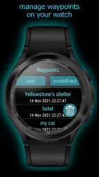Compass GPS Navigation Wear OS screenshot