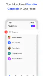 Contacts screenshot