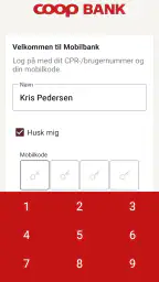 Coop Bank screenshot