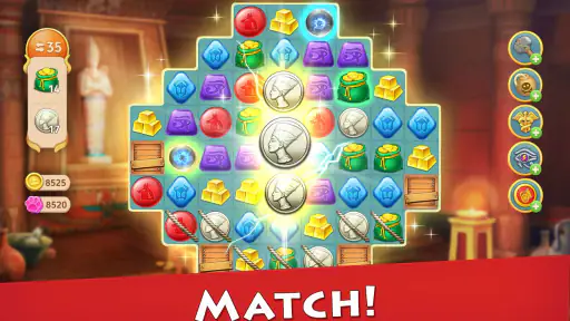 Cradle of Empires Match-3 Game screenshot