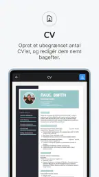 CVwizard: Lav CV online med AI screenshot