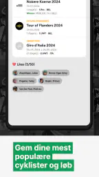 Cyclingoo Cykelresultater 2026 screenshot