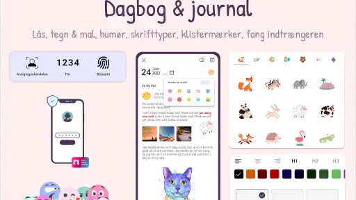 Dagbog: Noter med Adgangskode screenshot