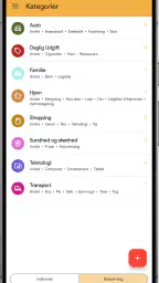 Daglige udgifter — My Budget screenshot