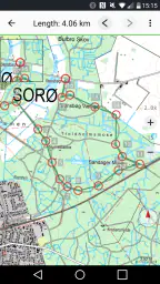 Danmark Topo Kort screenshot