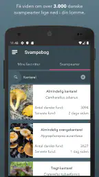 Danmarks svampeatlas screenshot