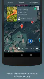 Danmarks svampeatlas screenshot