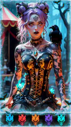 Dark, Horror Color by Number screenshot