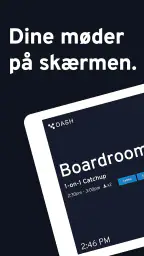 Dash - Mødelokal Display screenshot