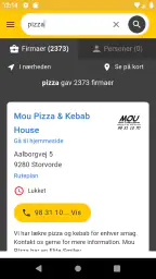 De Gule Sider - Søg • Opdag screenshot